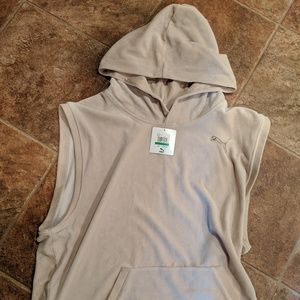 Puma Evo Oatmeal sleeveless hoodie